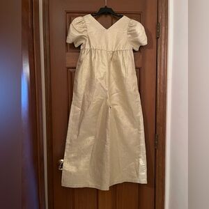 Janie & Jack gold wide leg jumpsuit